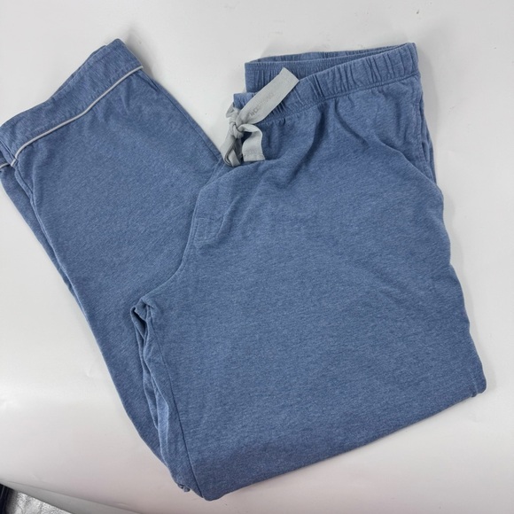 David Archy Blue luxury Relaxed Fit Pajama Pants for Casual Comfort - Picture 3 of 9